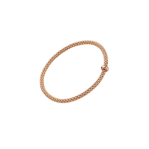 Prima 18ct Rose Gold Diamond Flex'it Bracelet 01M08BX_BB_R_XRX Bracelet Fope Small  