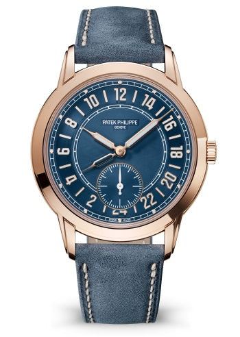 Patek Philippe Complications Travel Time & Small Seconds, Blue Dial 5224R-001 Watches Patek Philippe   
