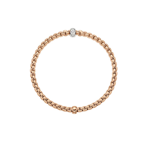 Eka 18ct Rose & White Gold Flex'it Diamond Bracelet 73101BX_BB_R_XBX Bracelet Fope