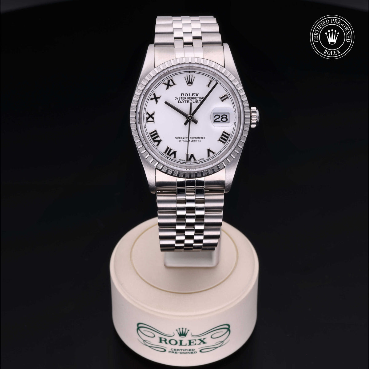 Rolex Certified Pre-Owned Datejust 36mm 16220 T544551 simple Pursuit
