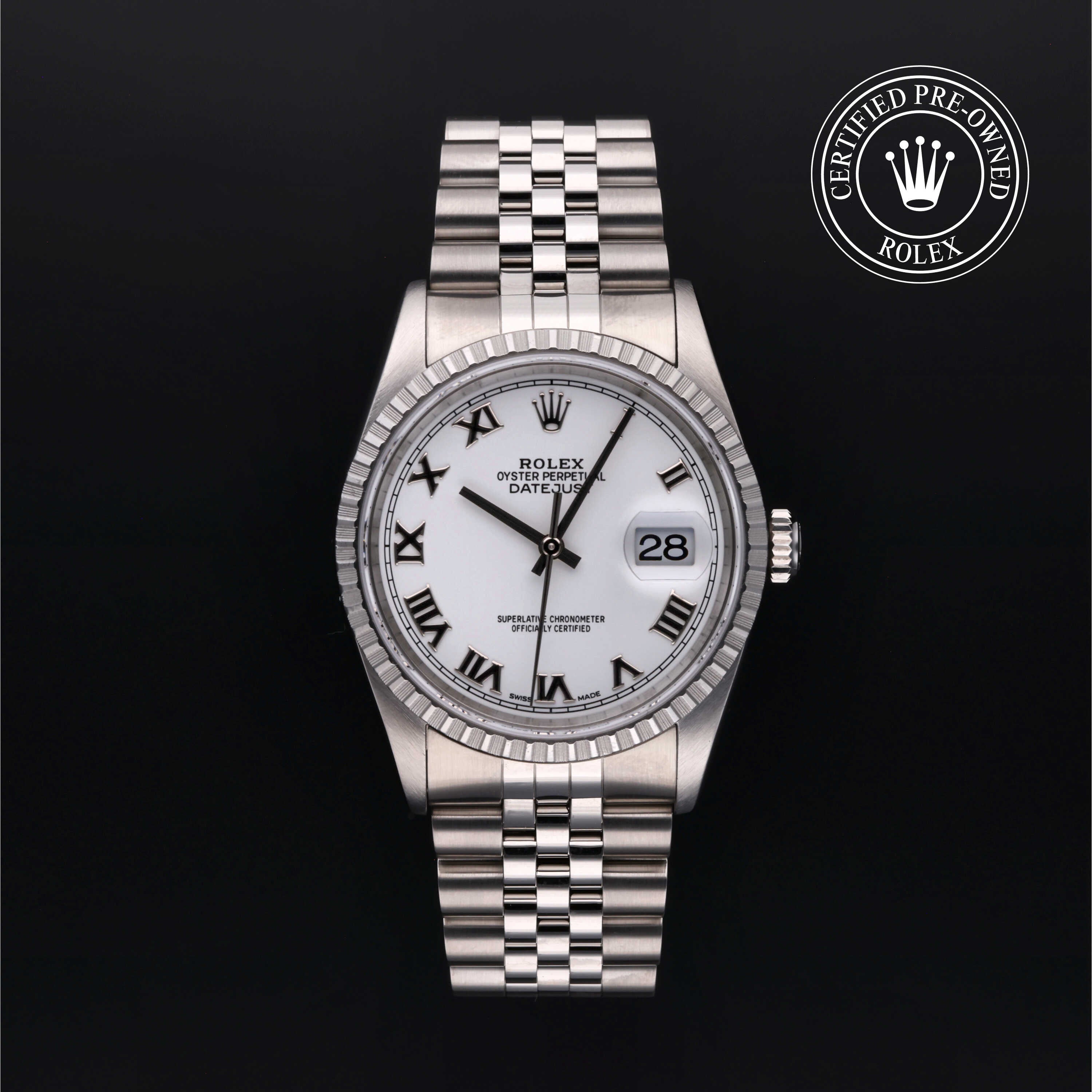 Rolex Certified Pre-Owned Datejust 36mm 16220 T544551 simple Pursuit