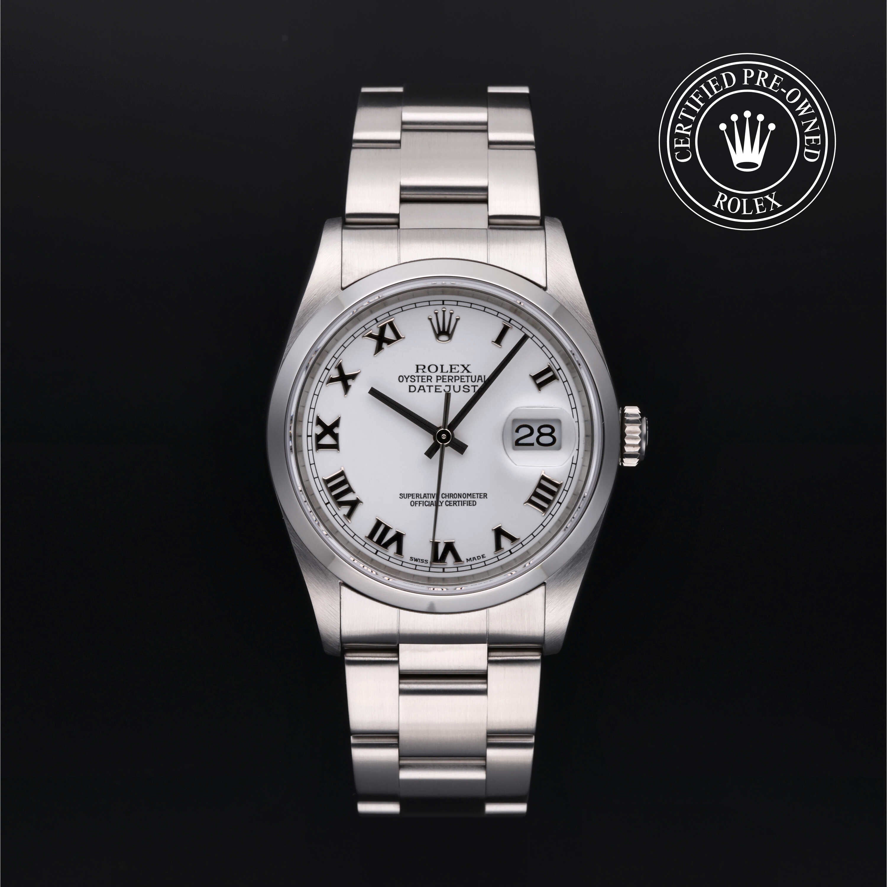 Rolex Certified Pre-Owned Datejust 36mm 16200 K893509 simple Pursuit