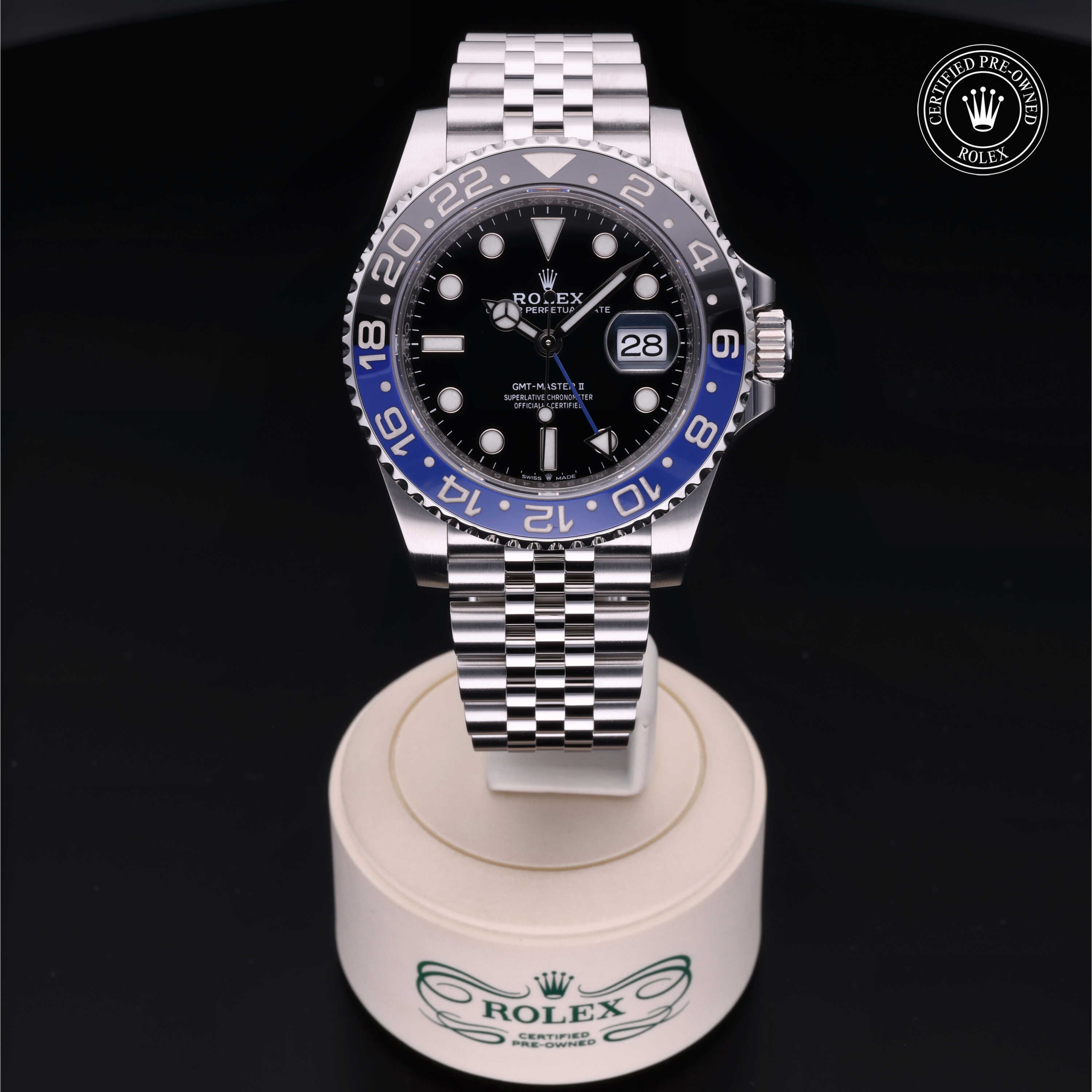Rolex Certified Pre-Owned GMT-Master II 40mm 126710BLNR N5956465 simple Pursuit