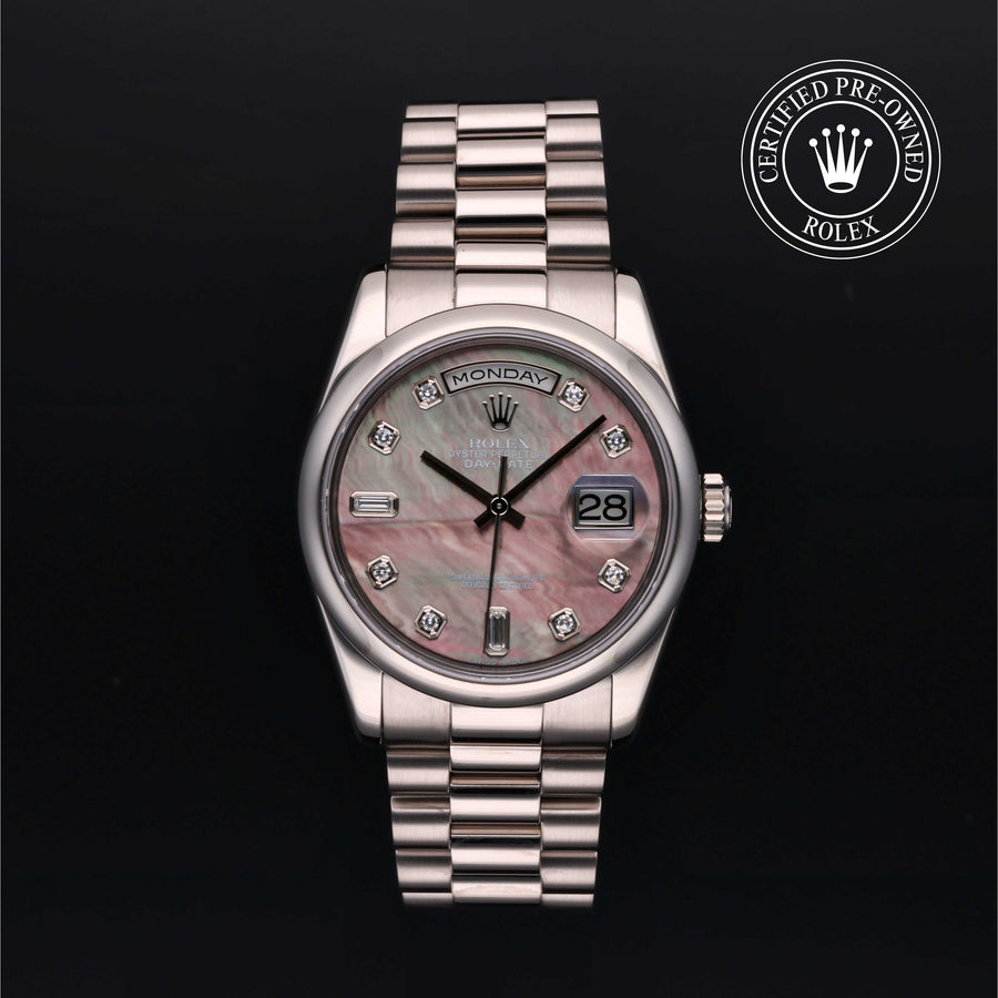 Rolex Certified Pre-Owned Day-Date 36mm 118209 Y135751 simple Pursuit