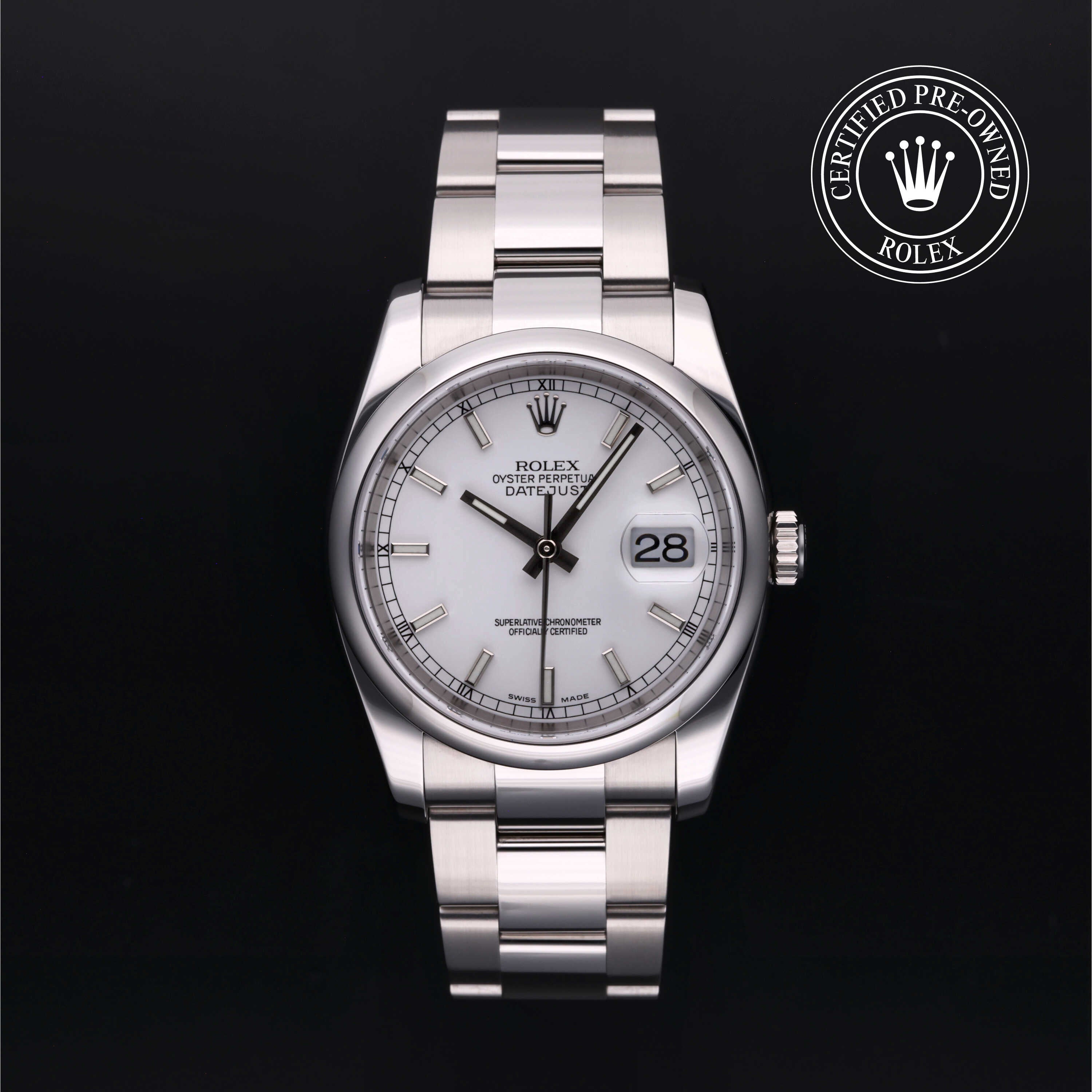 Rolex Certified Pre-Owned Datejust 36mm 116200 D631614 simple Pursuit