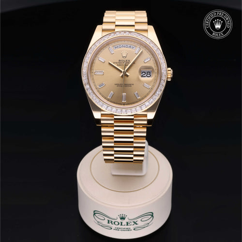Rolex Certified Pre-Owned Day-Date 40mm 228398TBR P99202Z7 simple Pursuit