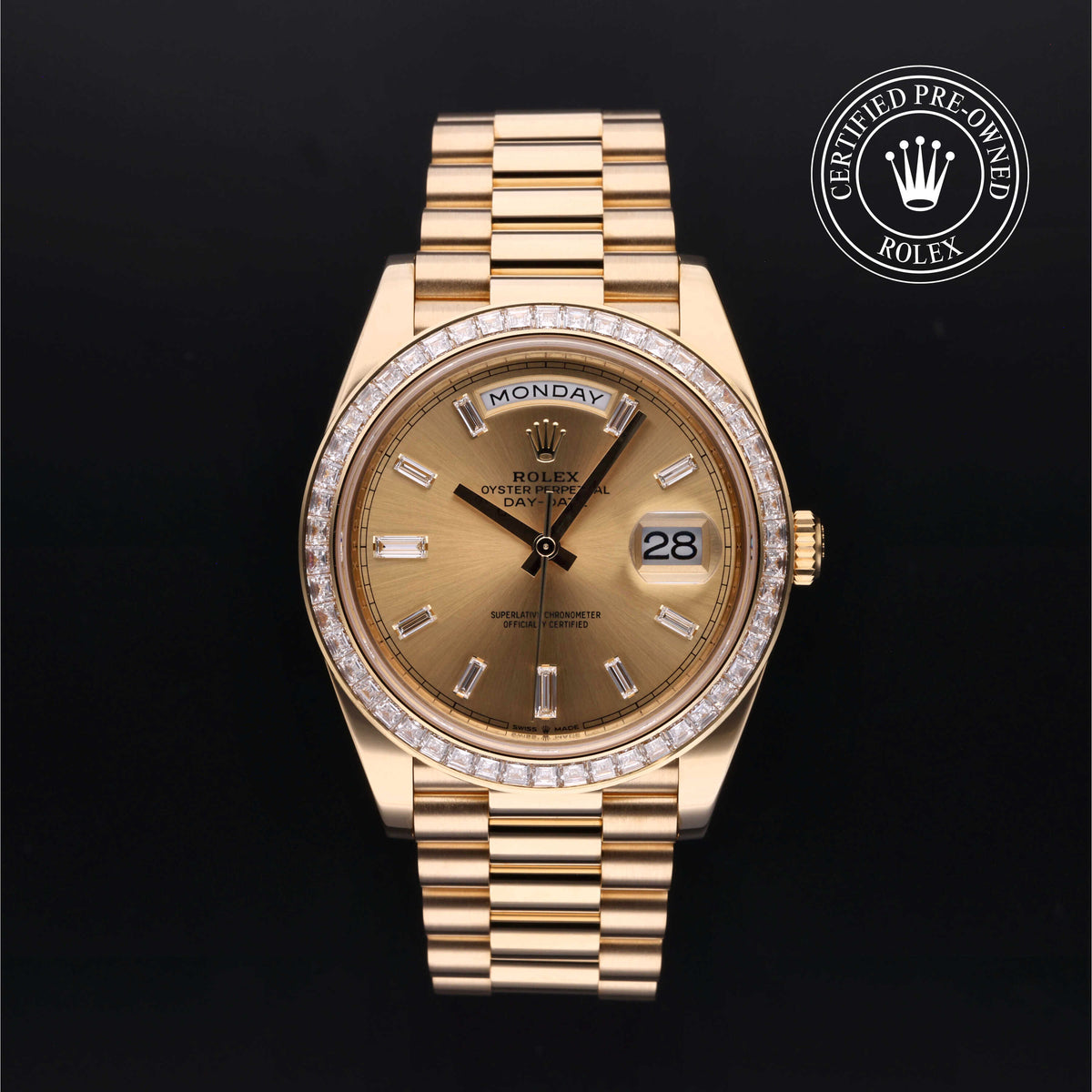 Rolex Certified Pre-Owned Day-Date 40mm 228398TBR P99202Z7 simple Pursuit