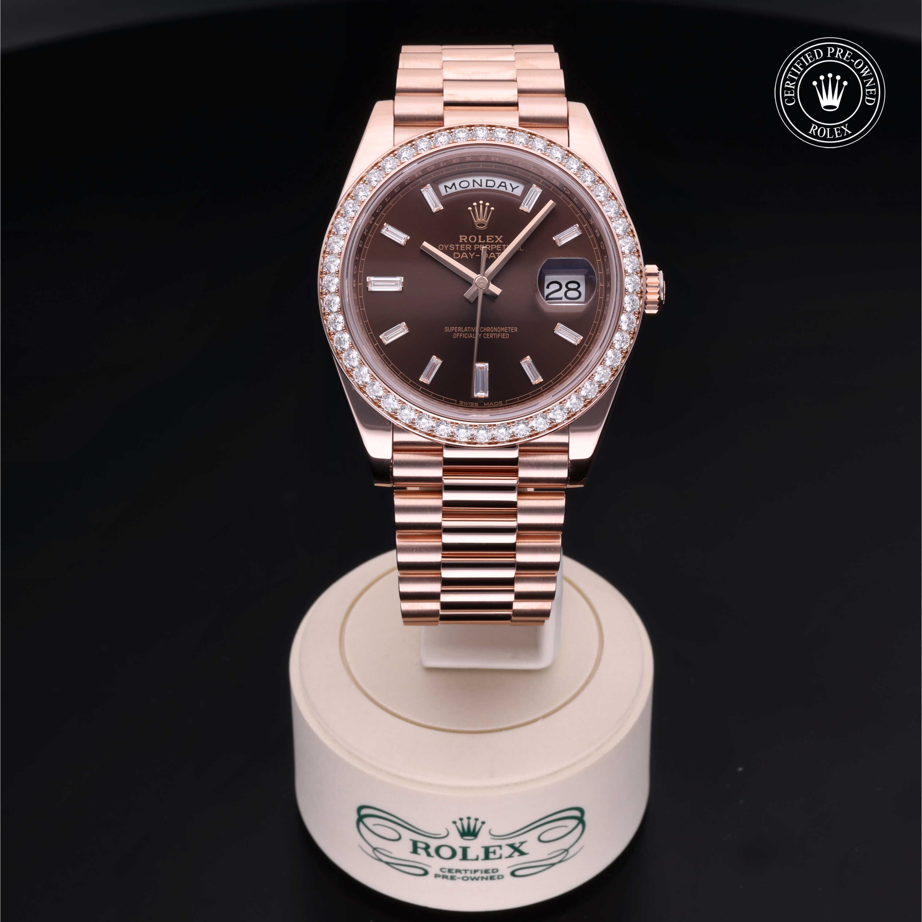 Rolex Certified Pre-Owned Day-Date 40mm 228345RBR 25H823Z8 simple Pursuit