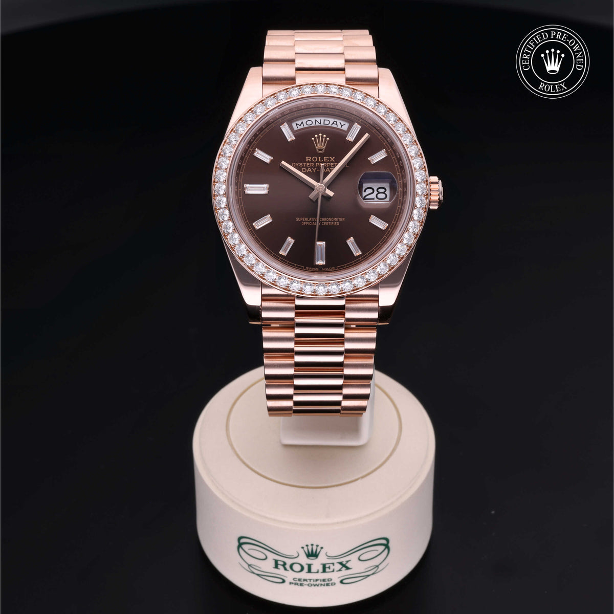 Rolex Certified Pre-Owned Day-Date 40mm 228345RBR 25H823Z8 simple Pursuit