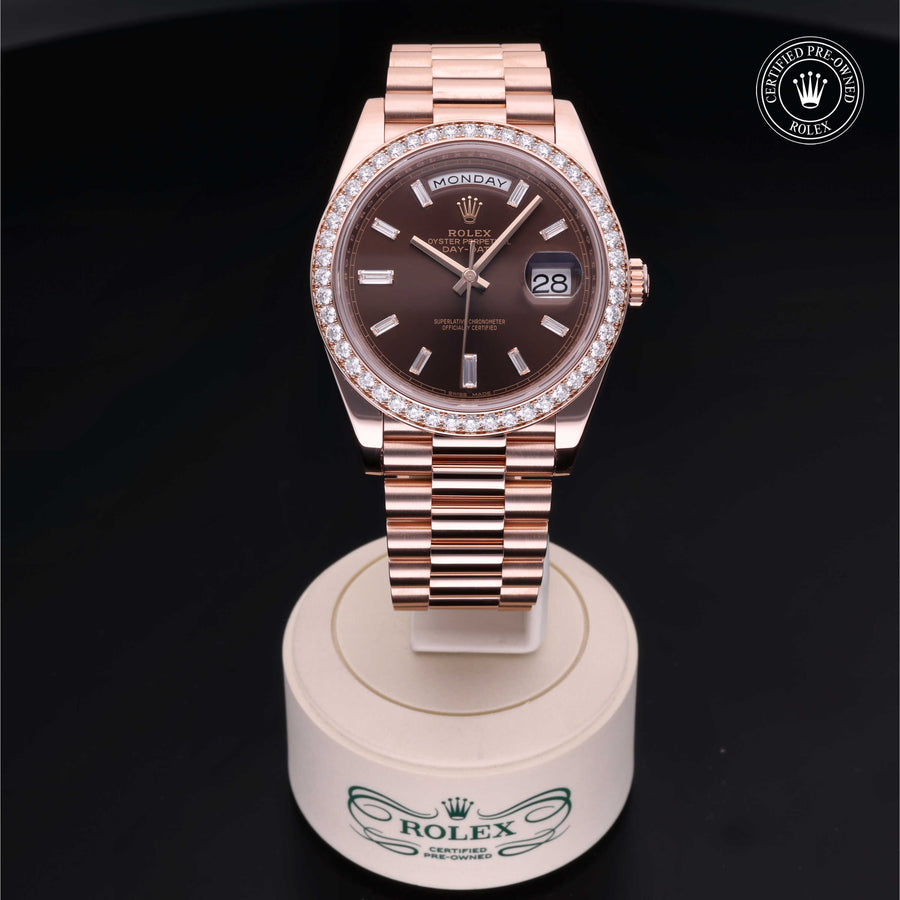 Rolex Certified Pre-Owned Day-Date 40mm 228345RBR 25H823Z8 simple Pursuit