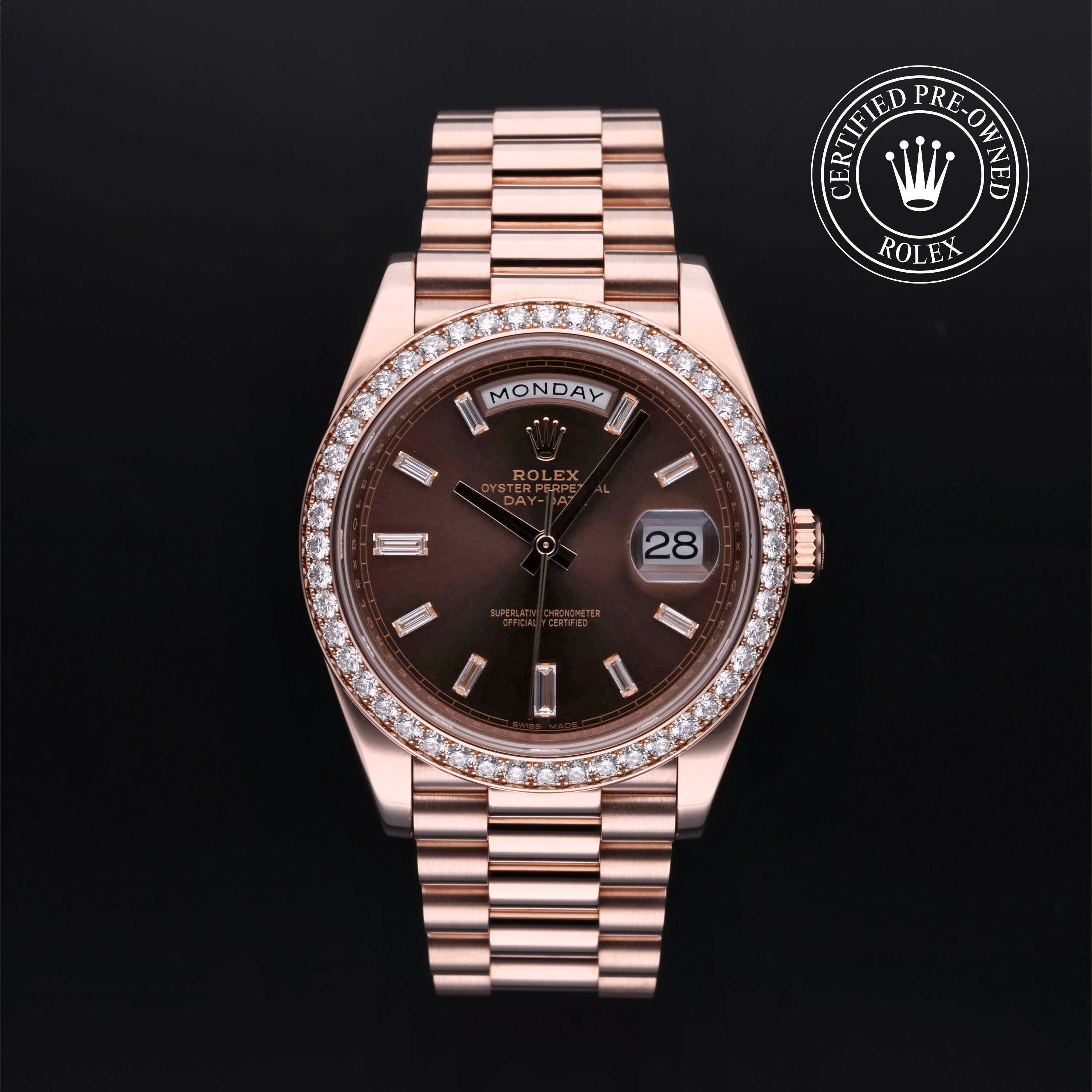 Rolex Certified Pre-Owned Day-Date 40mm 228345RBR 25H823Z8 simple Pursuit