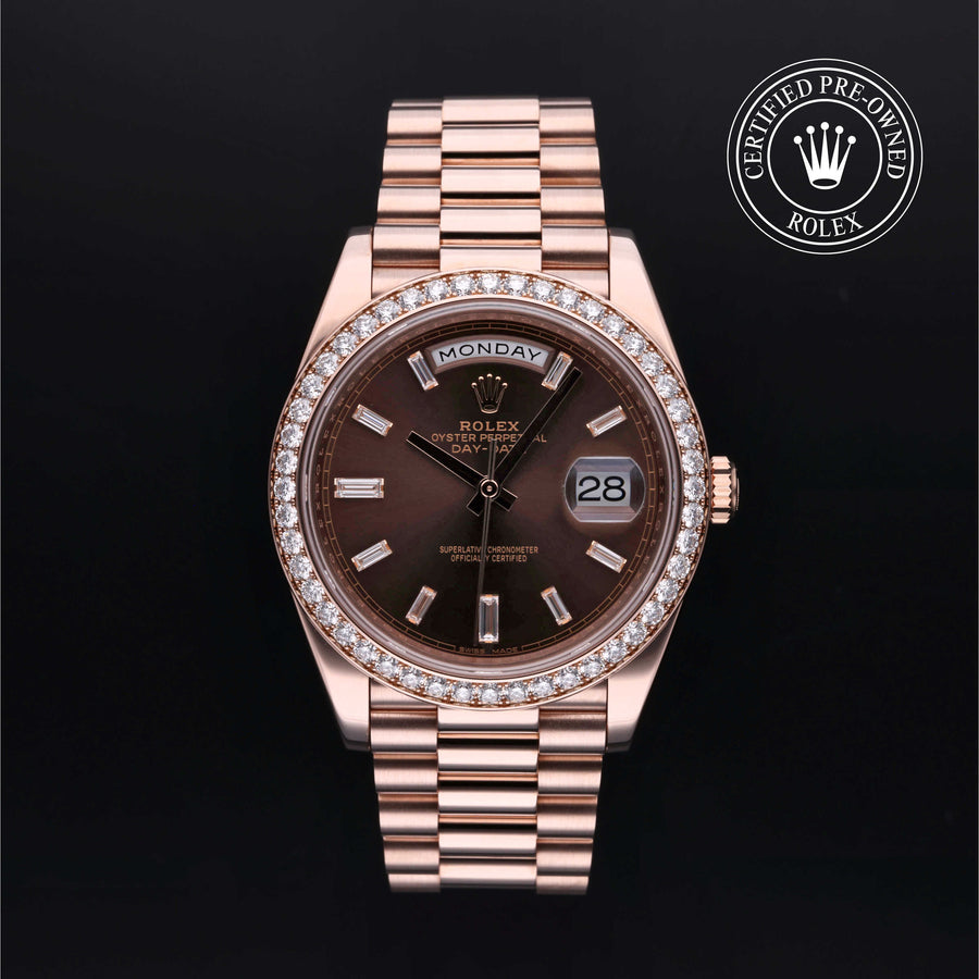 Rolex Certified Pre-Owned Day-Date 40mm 228345RBR 25H823Z8 simple Pursuit