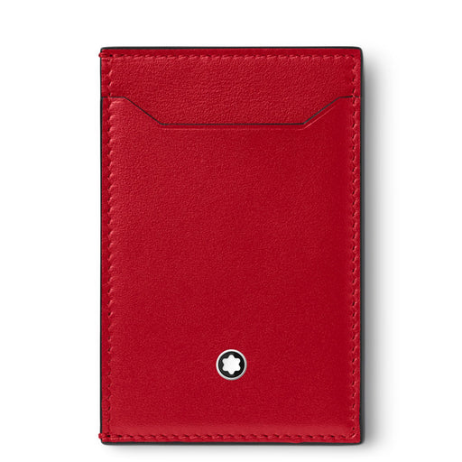 Meisterstück Pocket Holder 3cc Red MB129685 Leather Products Montblanc   