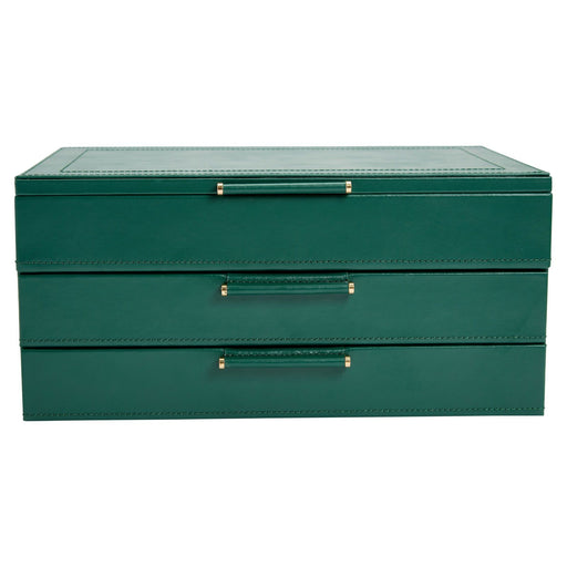 Wolf Sophia Jewellery Box with Draws in Forest Green 392012 “Online Exclusive” Jewellery Storage Wolf