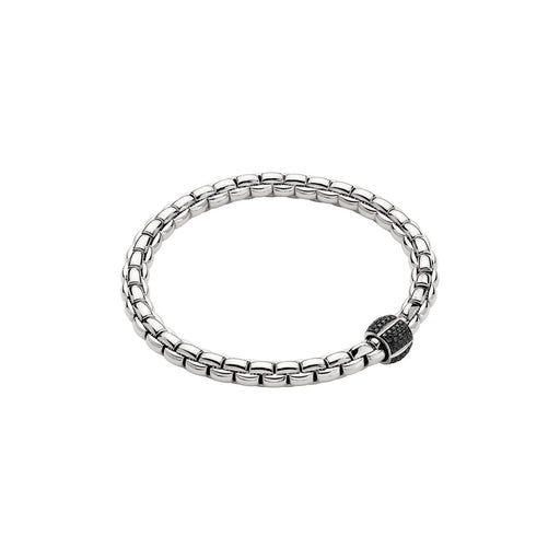 Eka 18ct White Gold Flex'it Black Diamond Bracelet 70105BX_PN_B_X1X Bracelet Fope Small  