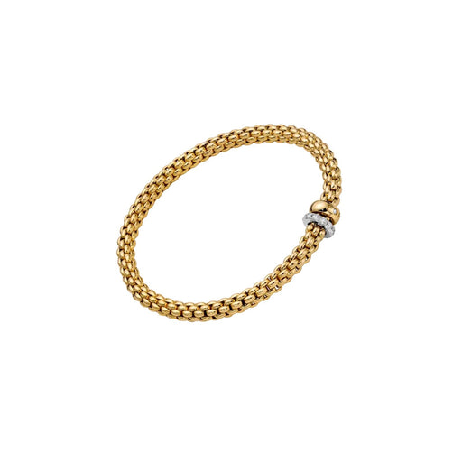 Solo 18ct Yellow & White Gold Diamond Flex'it Bracelet 62406BX_PB_G_BGX Bracelet Fope Small  