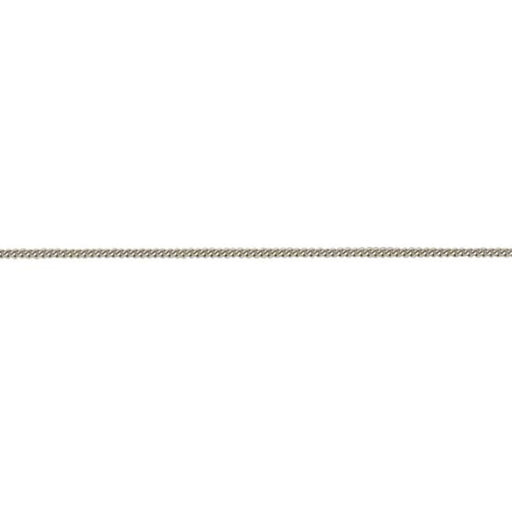 18ct Gold Filed Curb Chain For Pendant's EW12FC - E12FC Necklace Michael Spiers 18ct White Gold 16" - 40cm