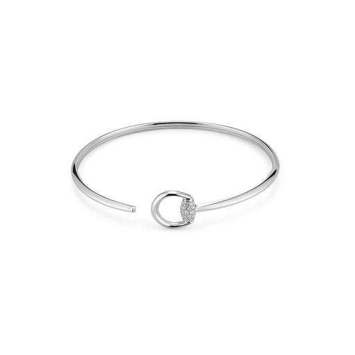 Gucci Horsebit 18ct White Gold Diamond Cuff Bracelet YBA832971001 Bracelet Gucci