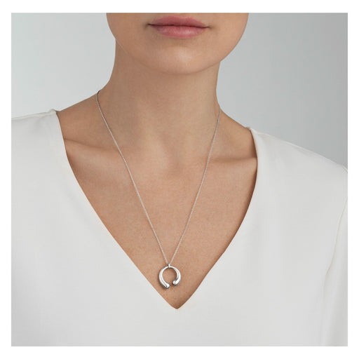 Georg Jensen MERCY Silver Necklace, Medium 10015156 Necklace Georg Jensen   