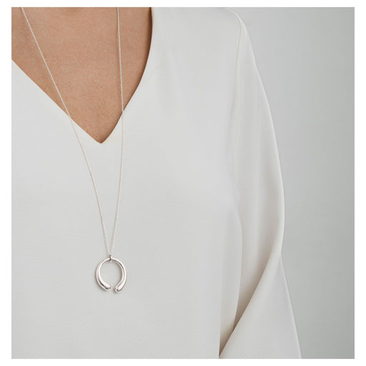 Georg Jensen MERCY Silver Necklace, Large 10015343 Necklace Georg Jensen   
