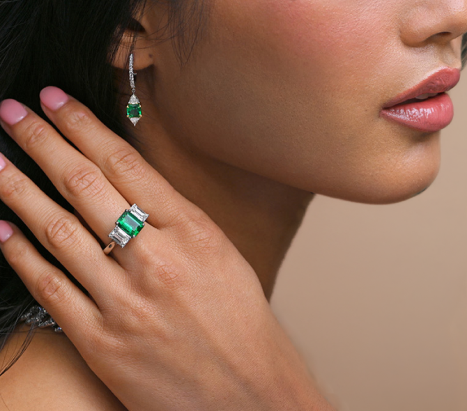 Michael Spiers Emerald Jewellery