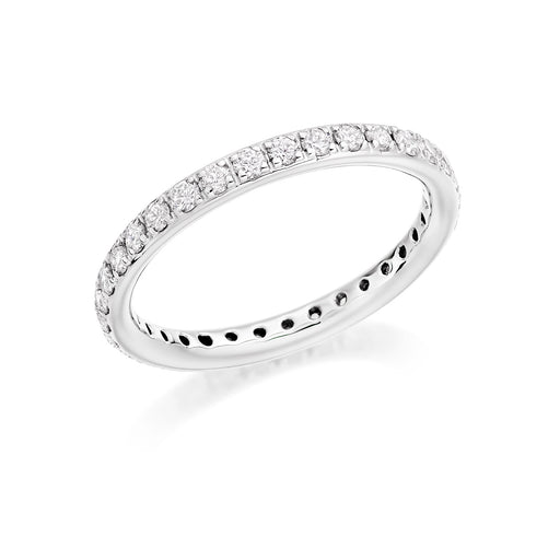 Michael Spiers Platinum Brilliant-Cut Diamond Full Eternity Ring 0.75ct - FET 10367 Ring Michael Spiers   