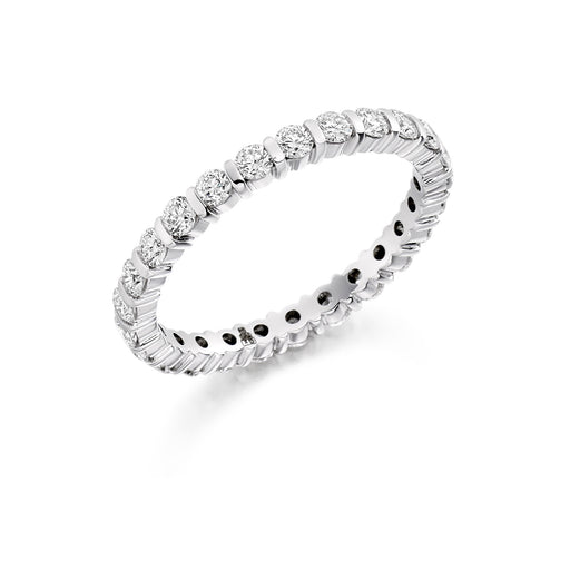 Michael Spiers Platinum Brilliant-Cut Diamond Full Eternity Ring 1.00ct - FET 1223 Ring Michael Spiers   