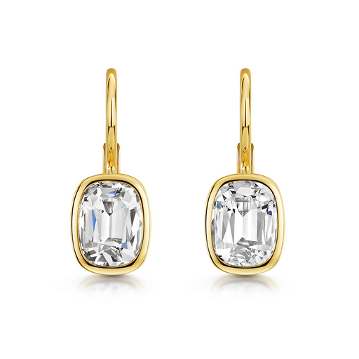 Aya 18ct Yellow Gold White Quartz Earrings Earrings Michael Spiers