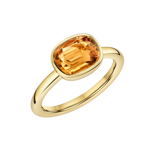 Aya 18ct Yellow Gold Citrine Ring Ring Michael Spiers