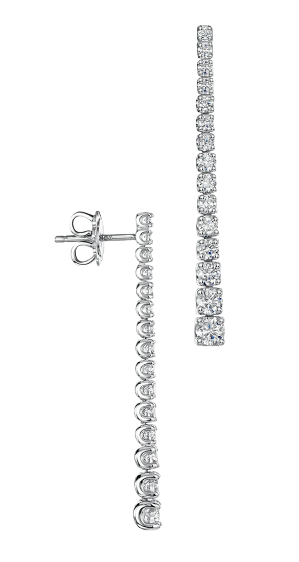 Michael Spiers Diamond Earrings