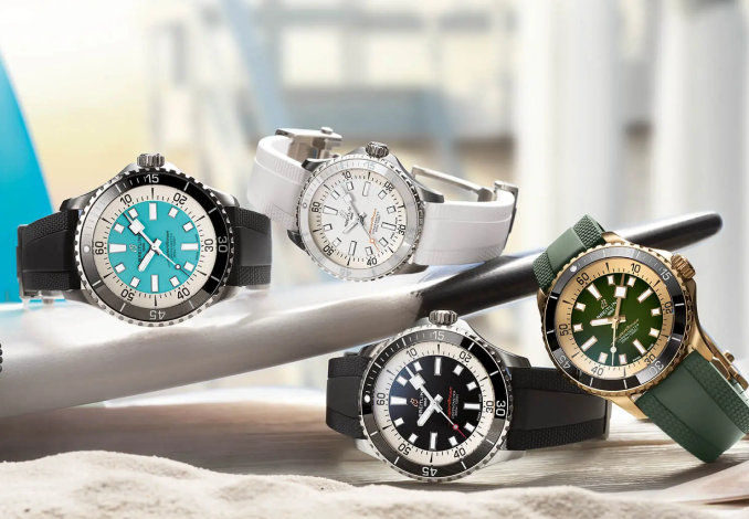Bretiling Superocean collection beach