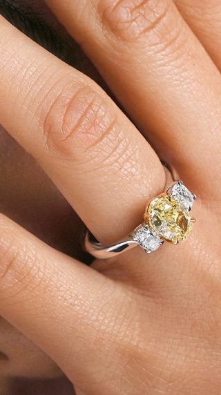 Michael Spiers Diamond Engagement Ring