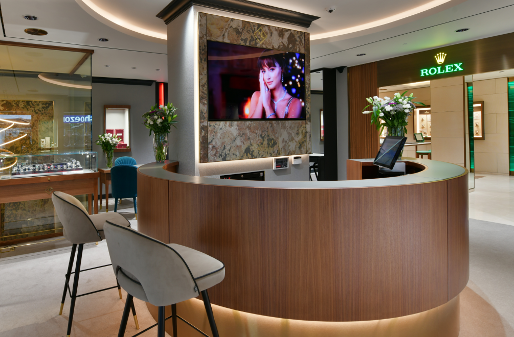 Michael Spiers Taunton Showroom Main Desk