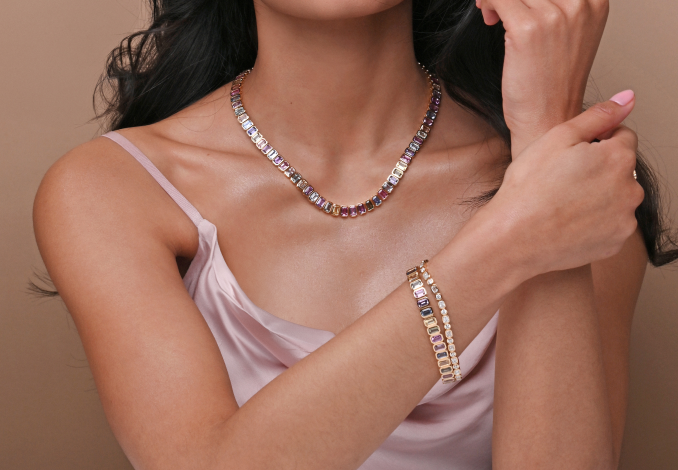 Michael Spiers Sapphire Necklace