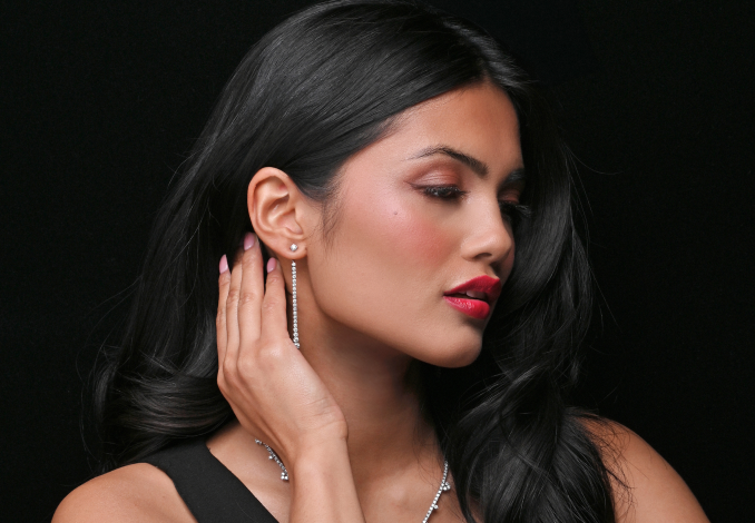 Michael Spiers Diamond Earrings