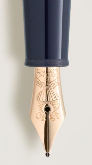 Montblanc Pen with Gold Nib