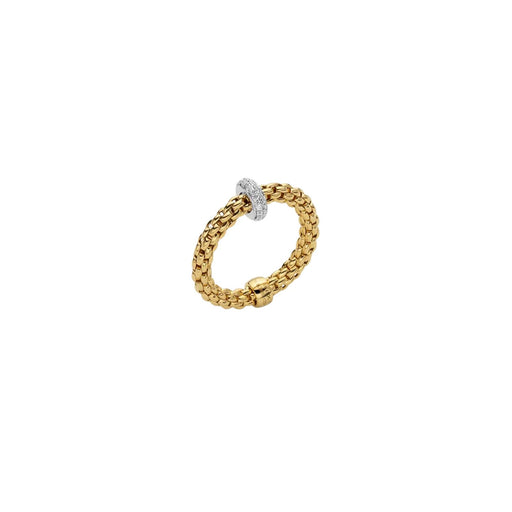 Prima 18ct Yellow & White Gold Diamond Flex'it Ring 74508AX_BB_G_XBX Ring Fope Small  