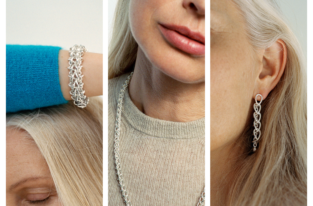 Georg Jensen Weft Jewellery Collection