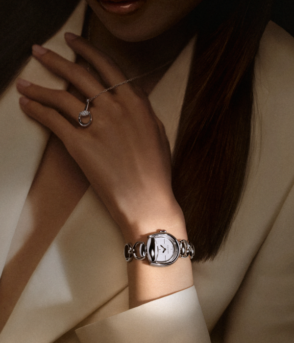 Gucci Horsebit Watch on wrist