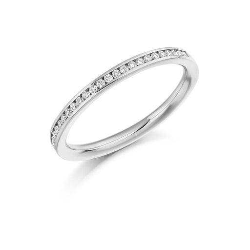 Michael Spiers Platinum Brilliant-Cut Diamond Half Eternity Ring 0.20ct - HET 1045 Ring Michael Spiers   