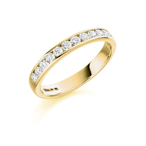 Michael Spiers 18ct Yellow Gold Brilliant-Cut 0.50ct Diamond Half Eternity Ring - HET 1310 Ring Michael Spiers   