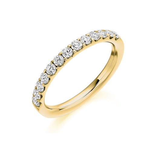 18ct Yellow Gold Brilliant-Cut Diamond Half Eternity Ring 0.50ct - HET 2004 Ring Michael Spiers   