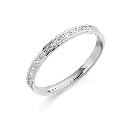 18ct Yellow Gold Princess-Cut Diamond Half Eternity Ring 0.25ct - HET 2109 Ring Michael Spiers   