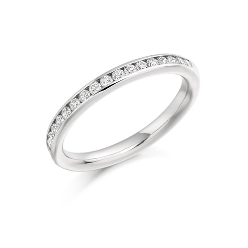 Platinum Brilliant-Cut Diamond Half Eternity Ring 0.33ct - HET 997 Ring Michael Spiers M  