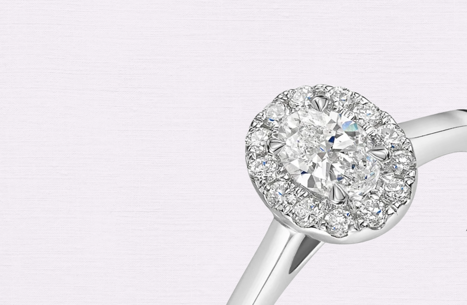 Halo Engagement Ring from Michael Spiers