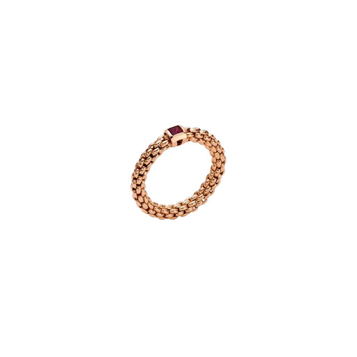 Souls 18ct Rose Gold Flex'it Ruby Ring 09E08AX_B4_R_XRX Ring Fope S  