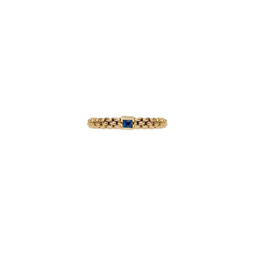 Souls 18ct Yellow Gold Flex'it Blue Sapphire Ring 09E08AX_B2_G_XGX Ring Fope   