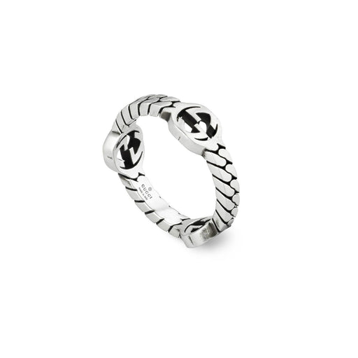 Gucci Interlocking G Silver Ring - YBC661523001
