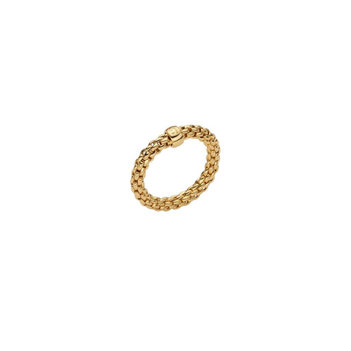 Essentials 18ct Yellow Gold Flex'it Ring 04E08AX_XX_G_XGX Ring Fope S  