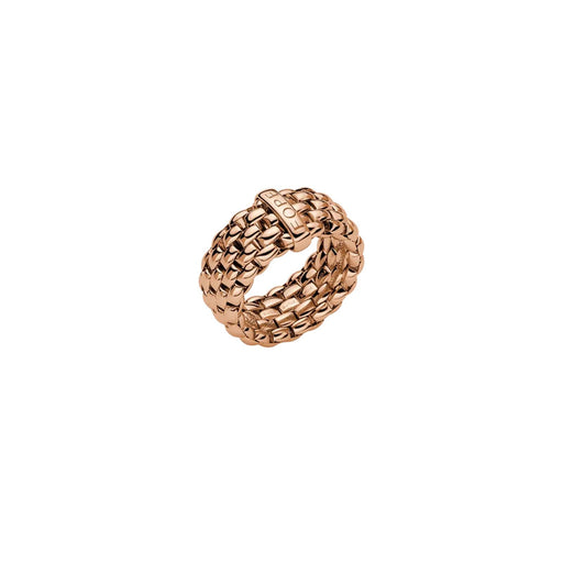 Essentials 18ct Rose Gold Wide Flex'it Ring 05E04AX_XX_R_XRX Ring Fope S  